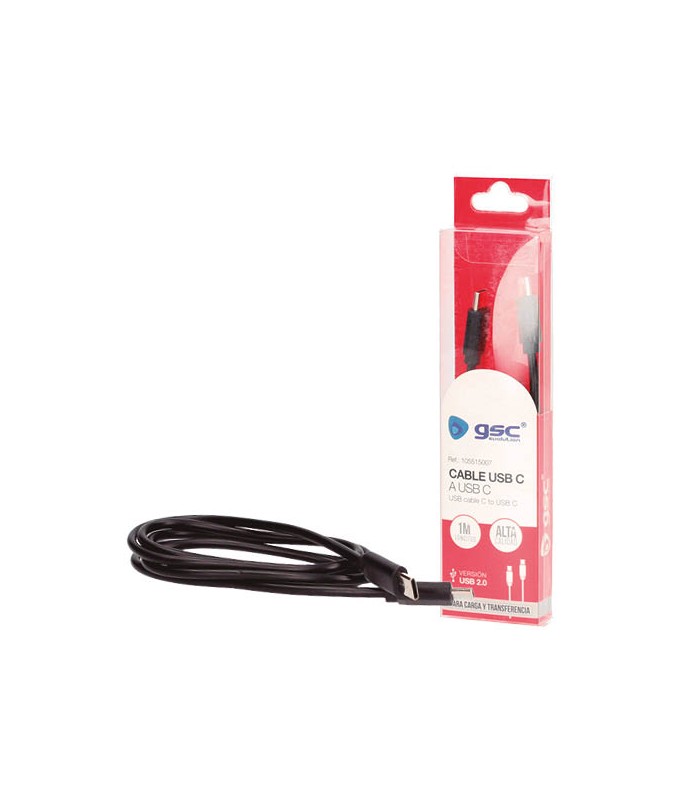 Cable USB-C macho a USB-C macho 2.0 - 1M