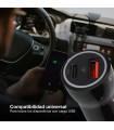 Cargador Mechero Coche a USB C + A QC 3.0 5V/3A 36W
