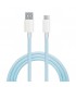Cable USB Tipo A a USB Tipo C nylon trenzado 1,5M