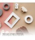 Cinta Aislante PVC 10m Blanca 19mm HANTUMS