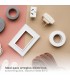 Cinta Aislante PVC 20m Blanca 19mm HANTUMS