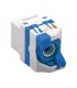 Conector Keystone RJ45 Cat6A UTP Hembra Tool-Less 180º
