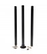 Columna Para Farola LEDME Desmontable Negro 2,5 Metros