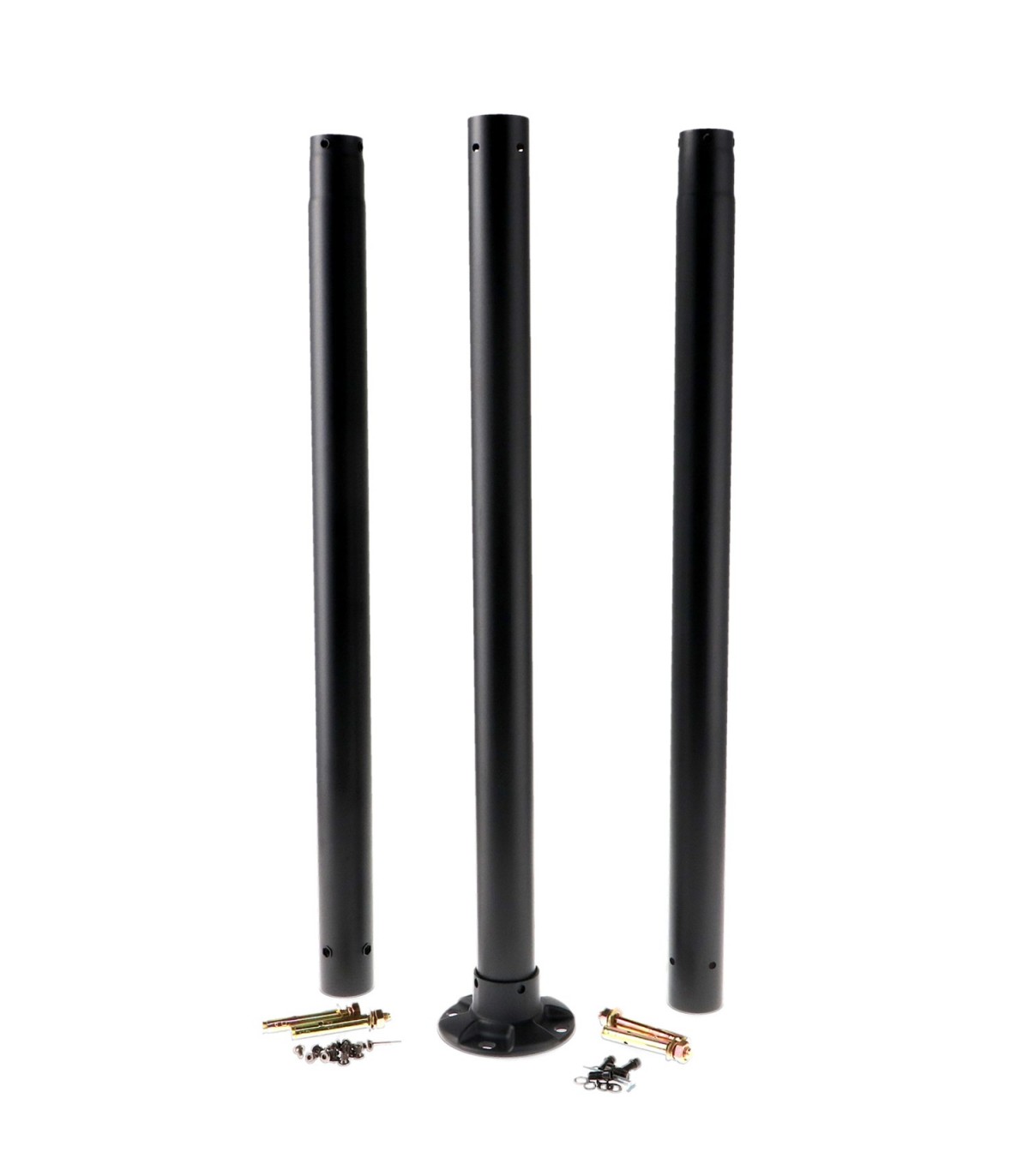 Columna Para Farola LEDME Desmontable Negro 2,5 Metros