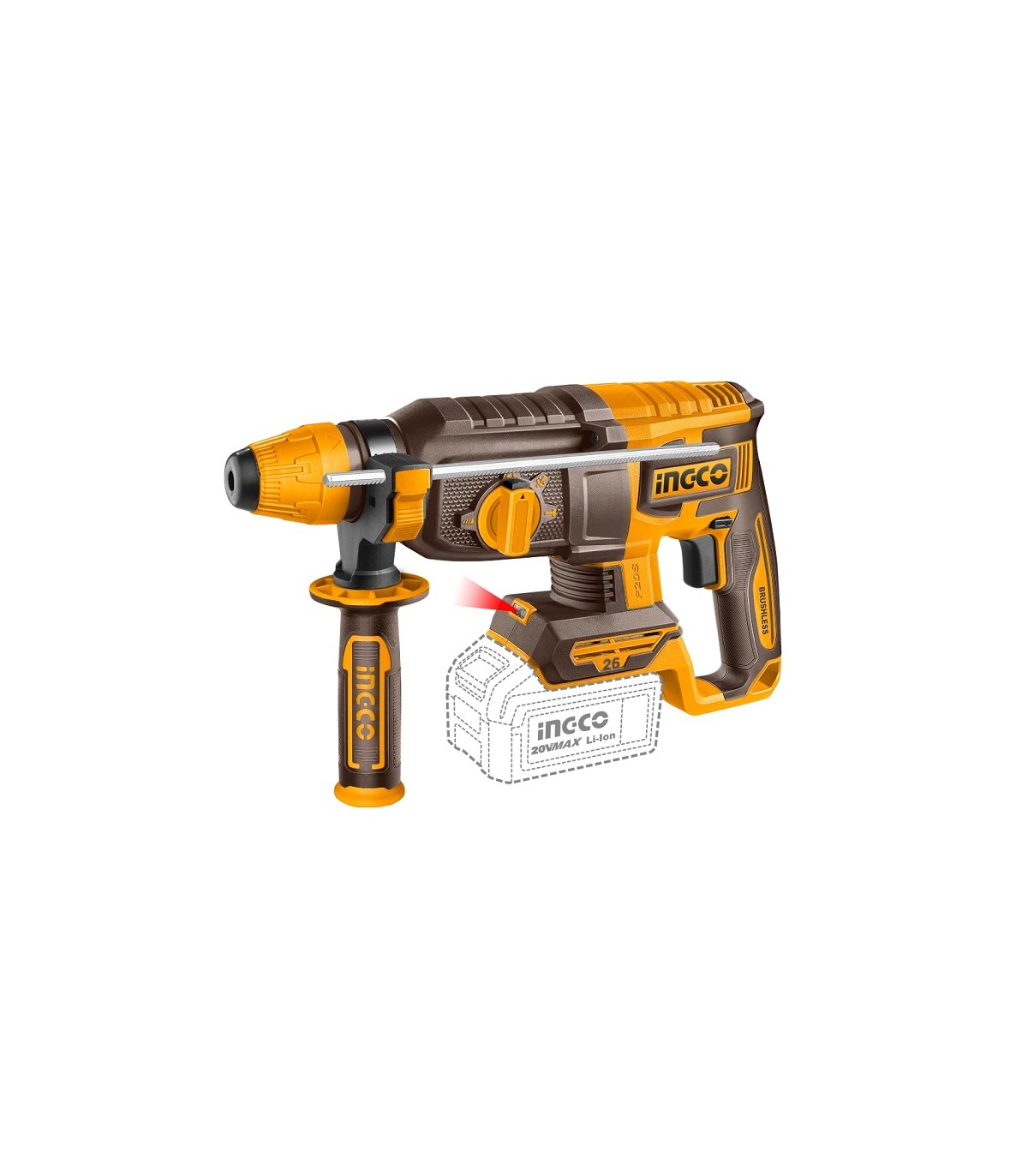 Martillo Combinado 20V LI-iON SDS Plus 1100RPM
