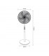 Ventilador de Pie Solar RIALTO 30W 41cm Negro