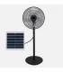 Ventilador de Pie Solar RIALTO 30W 41cm Negro