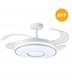 Ventilador de Techo ALICE APP DC 72W 6480Lm 4 Aspas CCT