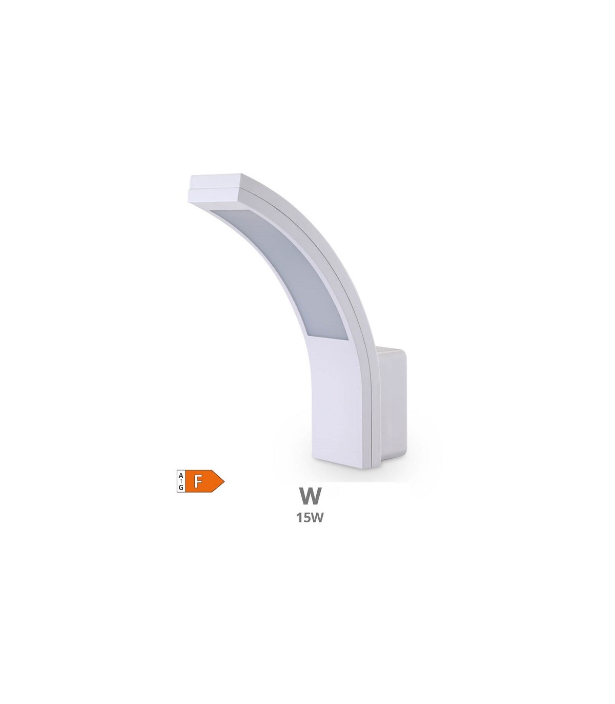 Aplique Exterior PADUM 15W 1100Lm IP54 Blanco
