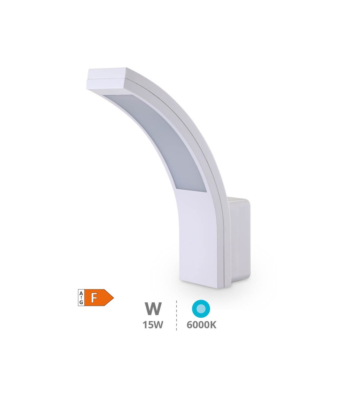 Aplique Exterior PADUM 15W 1100Lm IP54 Blanco