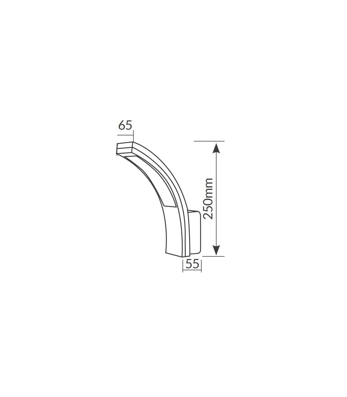 Aplique Exterior PADUM 15W 1100Lm IP54 Gris Antracita