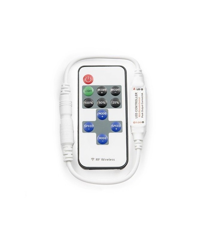 Dimmer LED 5V-24V DC 30/144W con mando.