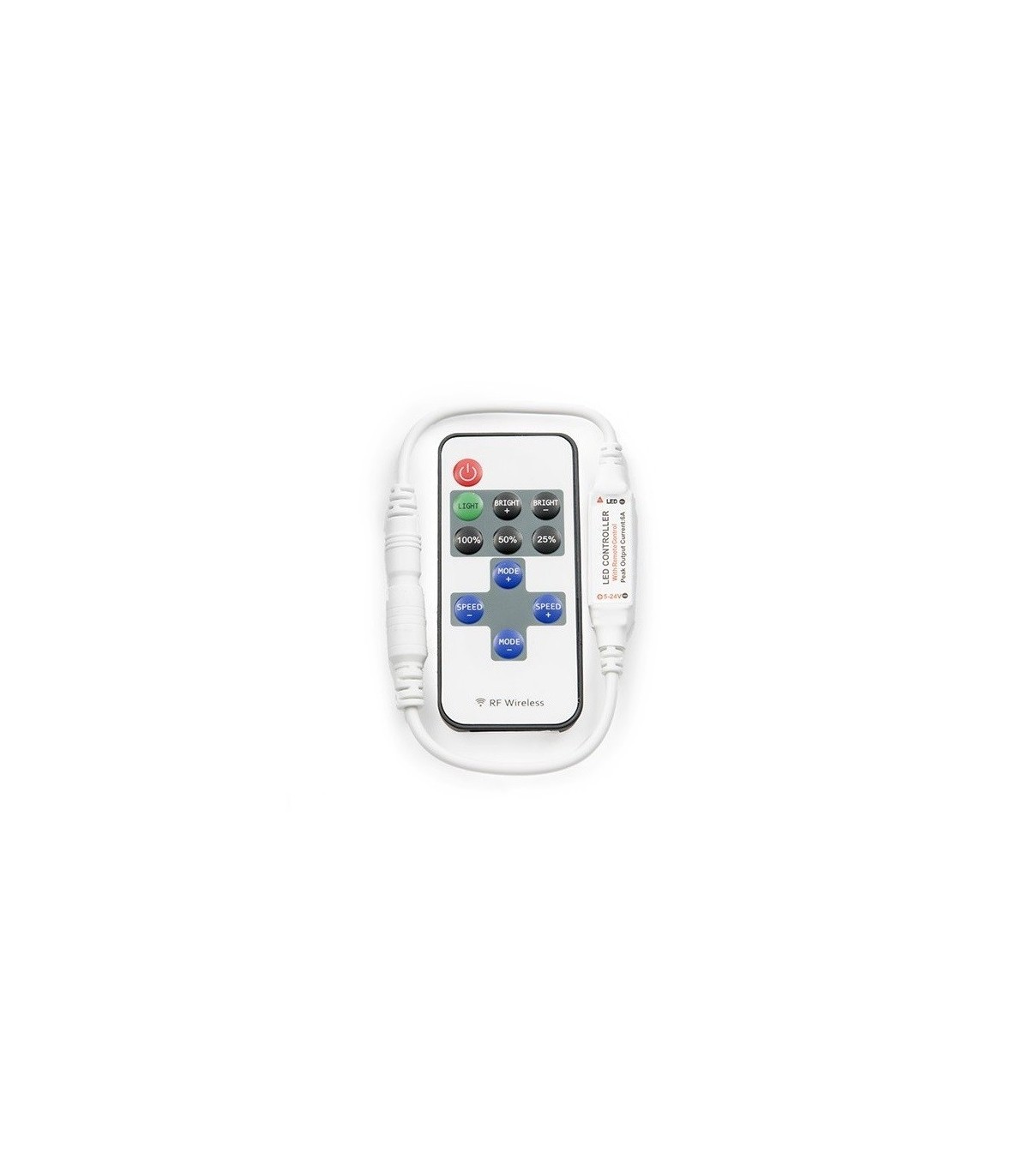 Dimmer LED 5V-24V DC 30/144W con mando.