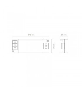 Fuente Alimentación SLIM-R 40W (DC12V) 3.33A IP20