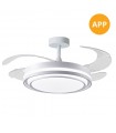 Ventilador de Techo BYBLOS APP DC 72W 6480Lm 4 Aspas CCT