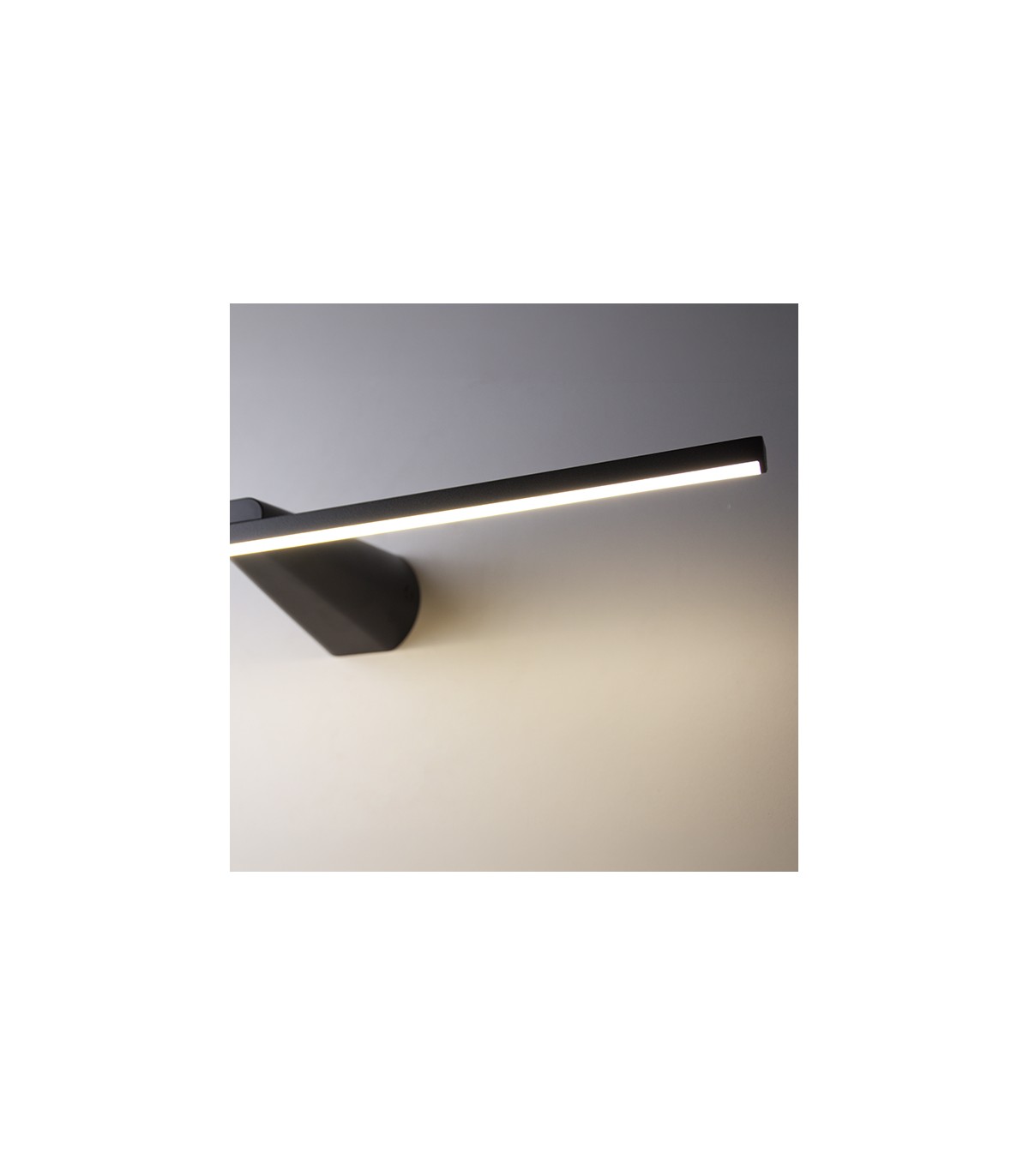 Aplique Pared Led BELLINI Negro 44Cm 4.5W 400Lm IP20