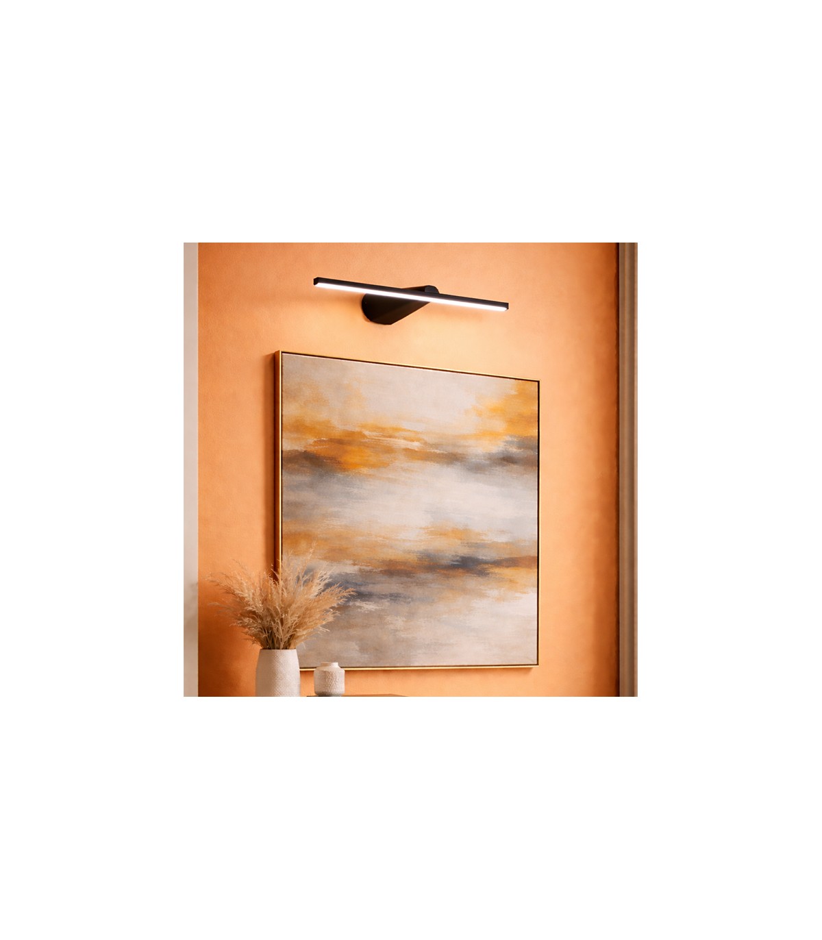 Aplique Pared Led BELLINI Negro 44Cm 4.5W 400Lm IP20