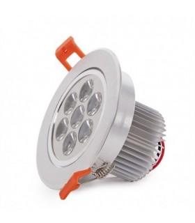 Downlight LED 7W 700Lm 60º IP20 Cromo