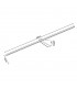 Aplique Pared Led BELLINI Blanco 88Cm 8.5W 820Lm IP20