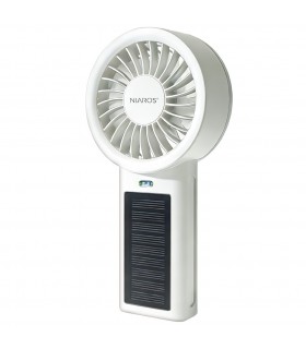 Mini ventilador de mano VAINIO USB/Solar recargable Blanco