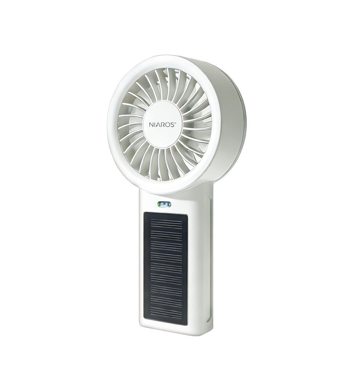 Mini ventilador de mano VAINIO USB/Solar recargable Blanco