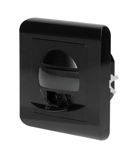 Detector Movimiento ORNO Empotrable Pared 9m IP20 Negro