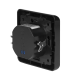 Detector Movimiento ORNO Empotrable Pared 9m IP20 Negro