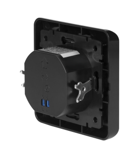 Detector Movimiento ORNO Empotrable Pared 9m IP20 Negro