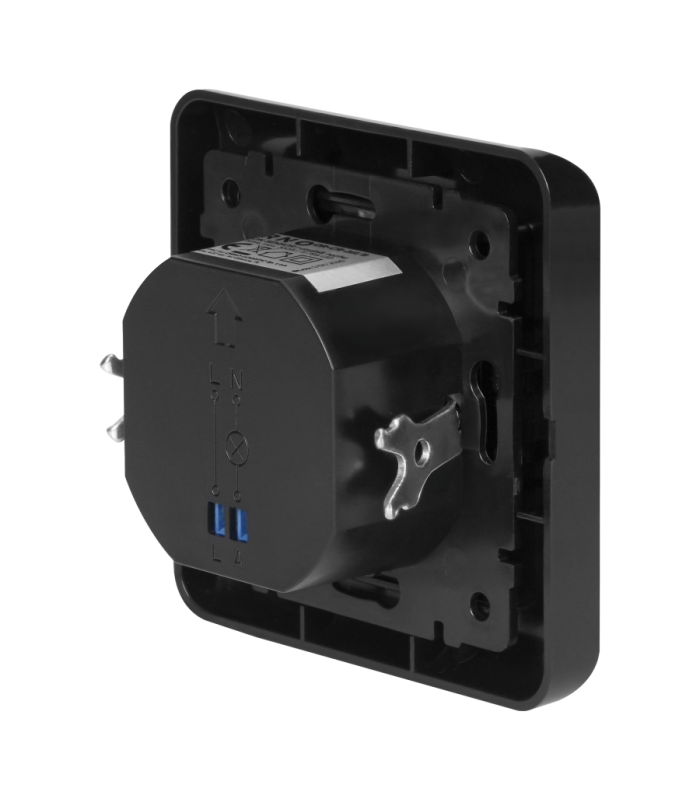 Detector Movimiento ORNO Empotrable Pared 9m IP20 Negro