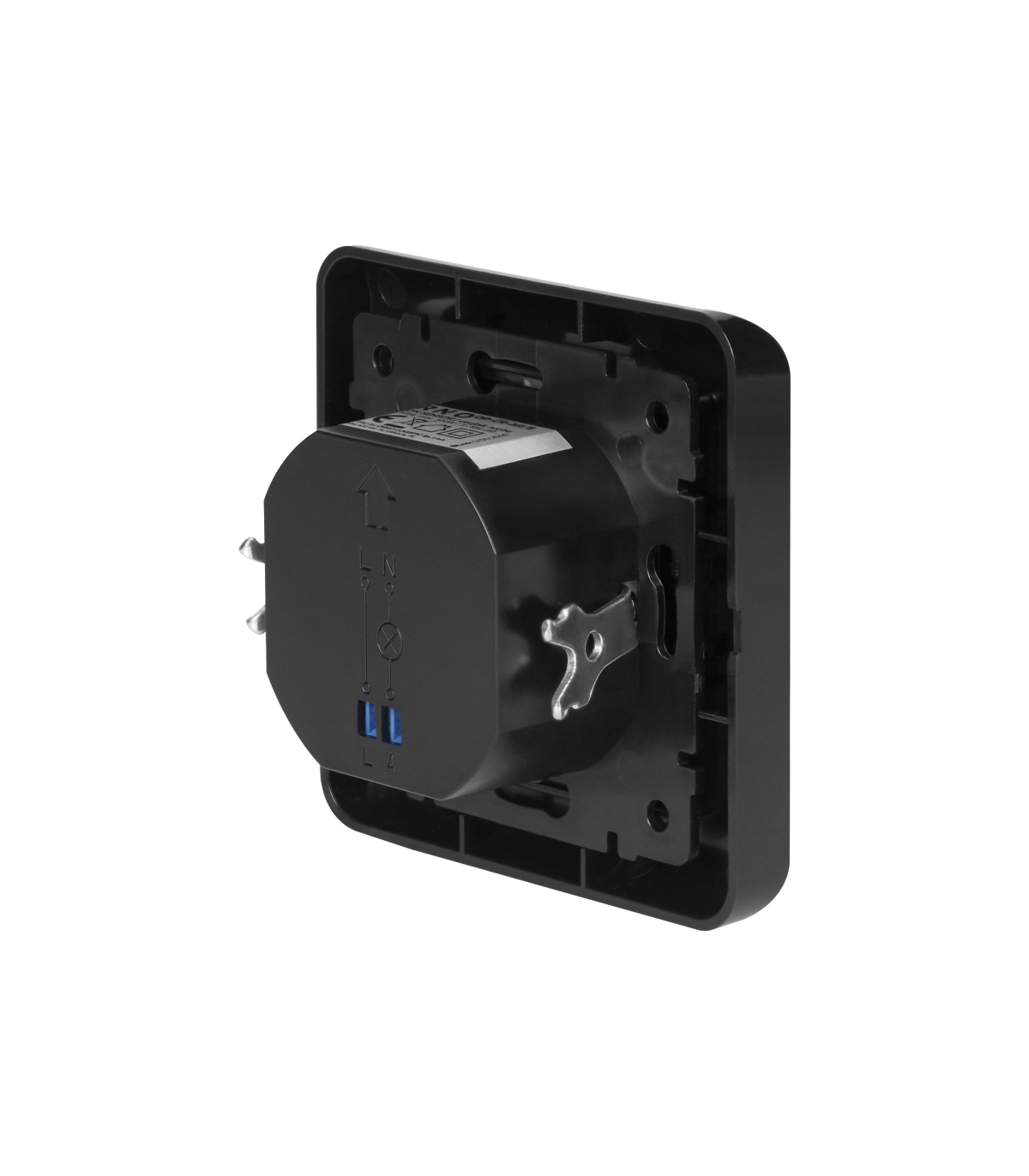 Detector Movimiento ORNO Empotrable Pared 9m IP20 Negro