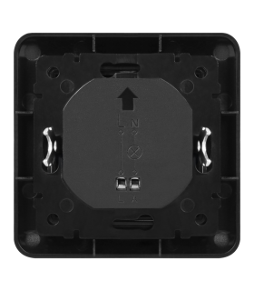 Detector Movimiento ORNO Empotrable Pared 9m IP20 Negro