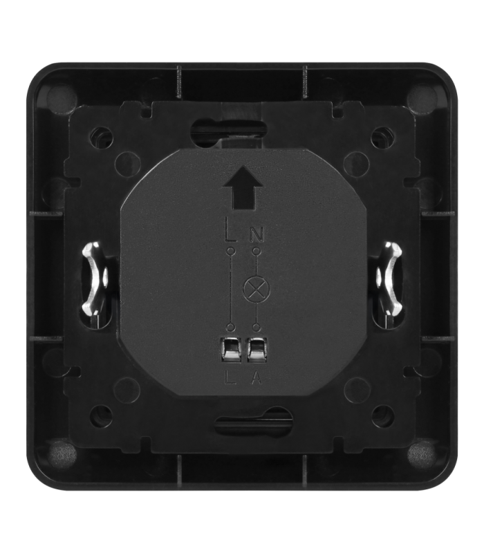 Detector Movimiento ORNO Empotrable Pared 9m IP20 Negro