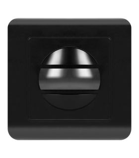 Detector Movimiento ORNO Empotrable Pared 9m IP20 Negro