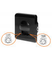 Detector Movimiento ORNO Empotrable Pared 9m IP20 Negro