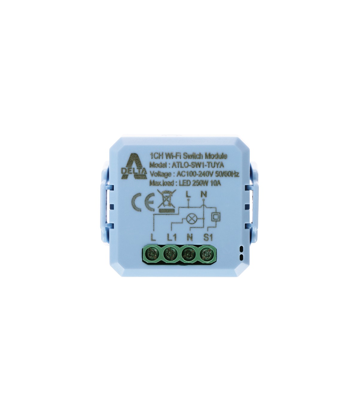 Interruptor Wifi Programable DELTA 250W/10A