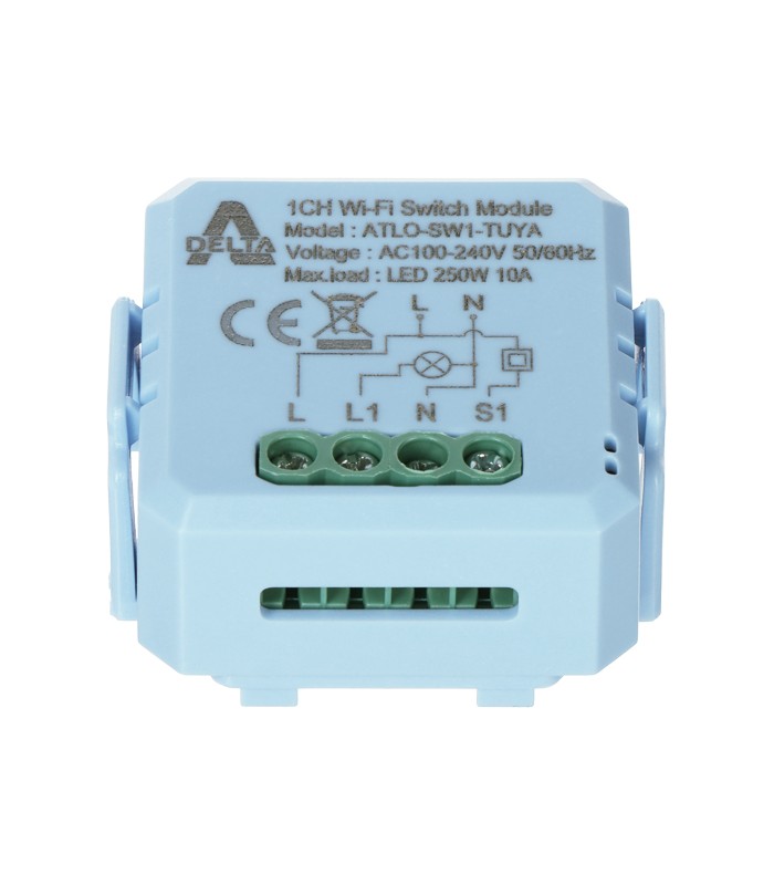 Interruptor Wifi Programable DELTA 250W/10A