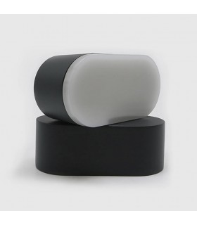 Aplique de Pared Led JUNY Antracita 7W 820Lm IP54 CCT