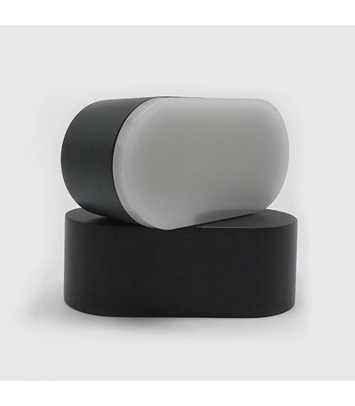 Aplique de Pared Led JUNY Antracita 7W 820Lm IP54 CCT