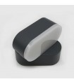 Aplique de Pared Led JUNY Antracita 7W 820Lm IP54 CCT