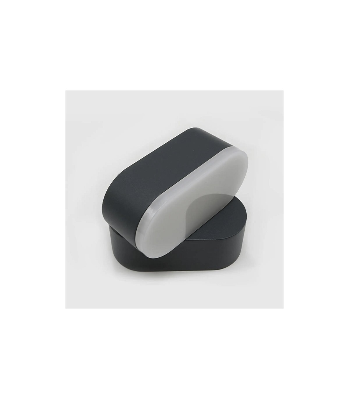 Aplique de Pared Led JUNY Antracita 7W 820Lm IP54 CCT