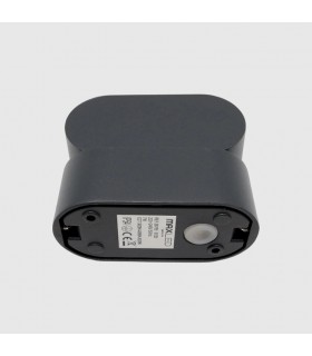 Aplique de Pared Led JUNY Antracita 7W 820Lm IP54 CCT