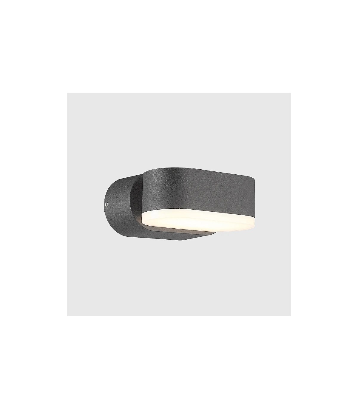 Aplique de Pared Led JUNY Antracita 7W 820Lm IP54 CCT