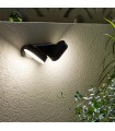 Aplique de Pared Led JUNY Antracita 2x6W 1630Lm IP54 CCT