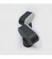 Aplique de Pared Led JUNY Antracita 2x6W 1630Lm IP54 CCT