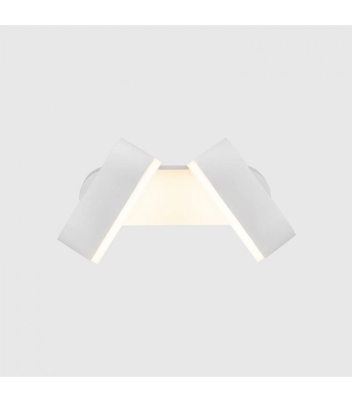 Aplique de Pared Led JUNY Blanco 2x6W 1630Lm IP54 CCT