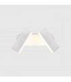 Aplique de Pared Led JUNY Blanco 2x6W 1630Lm IP54 CCT