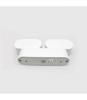 Aplique de Pared Led JUNY Blanco 2x6W 1630Lm IP54 CCT