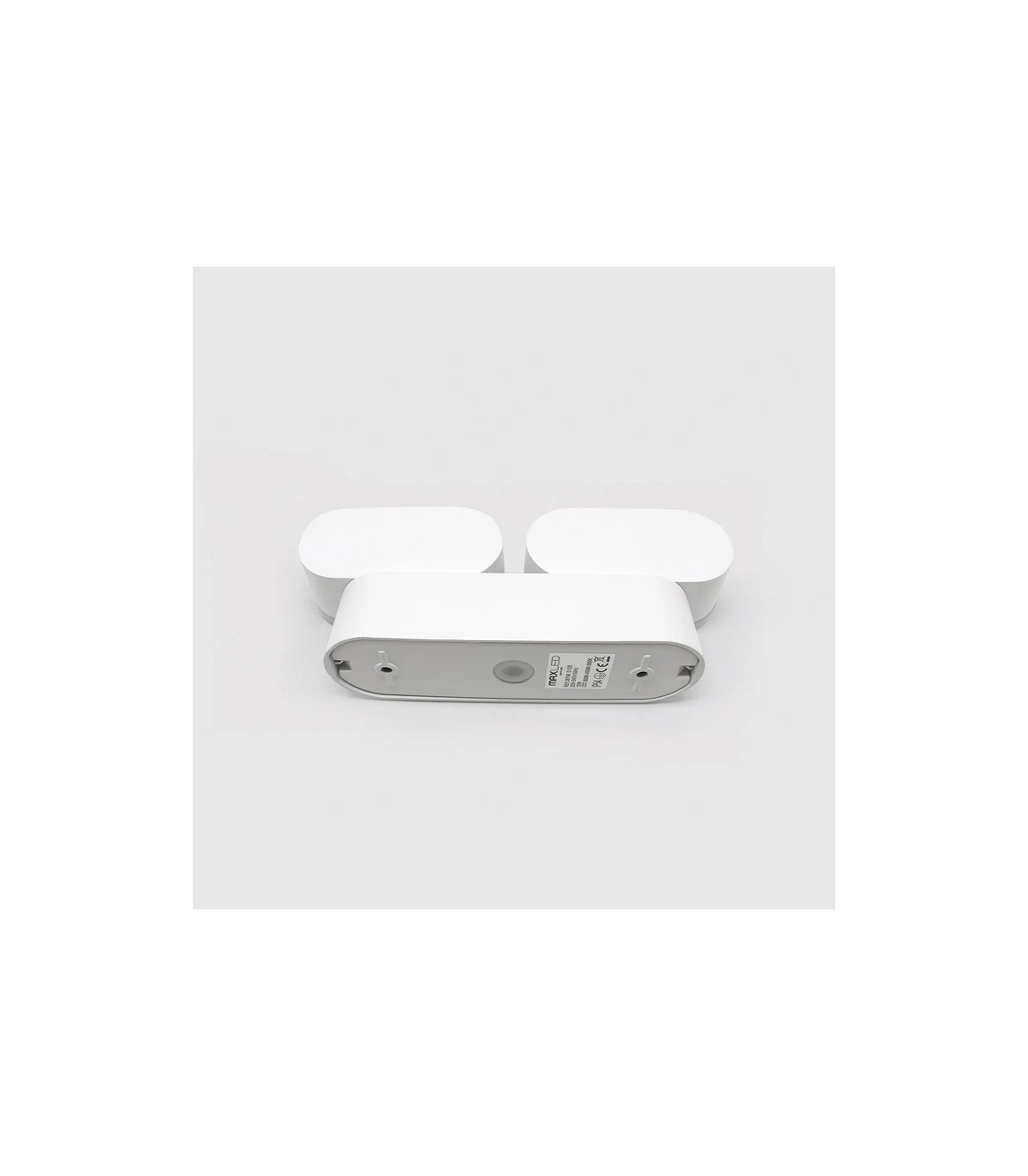 Aplique de Pared Led JUNY Blanco 2x6W 1630Lm IP54 CCT
