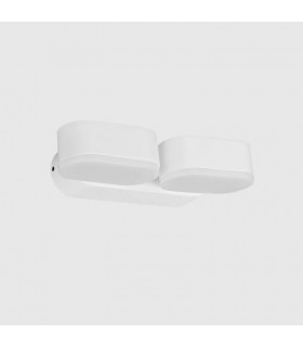 Aplique de Pared Led JUNY Blanco 2x6W 1630Lm IP54 CCT