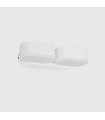 Aplique de Pared Led JUNY Blanco 2x6W 1630Lm IP54 CCT